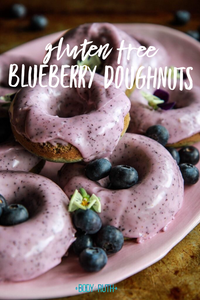 Gluten Free Blueberry Doughnuts