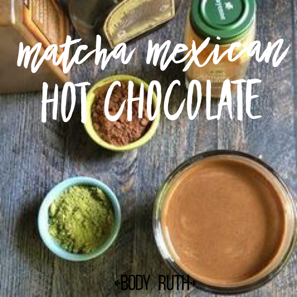 Mexican Matcha Hot Chocolate