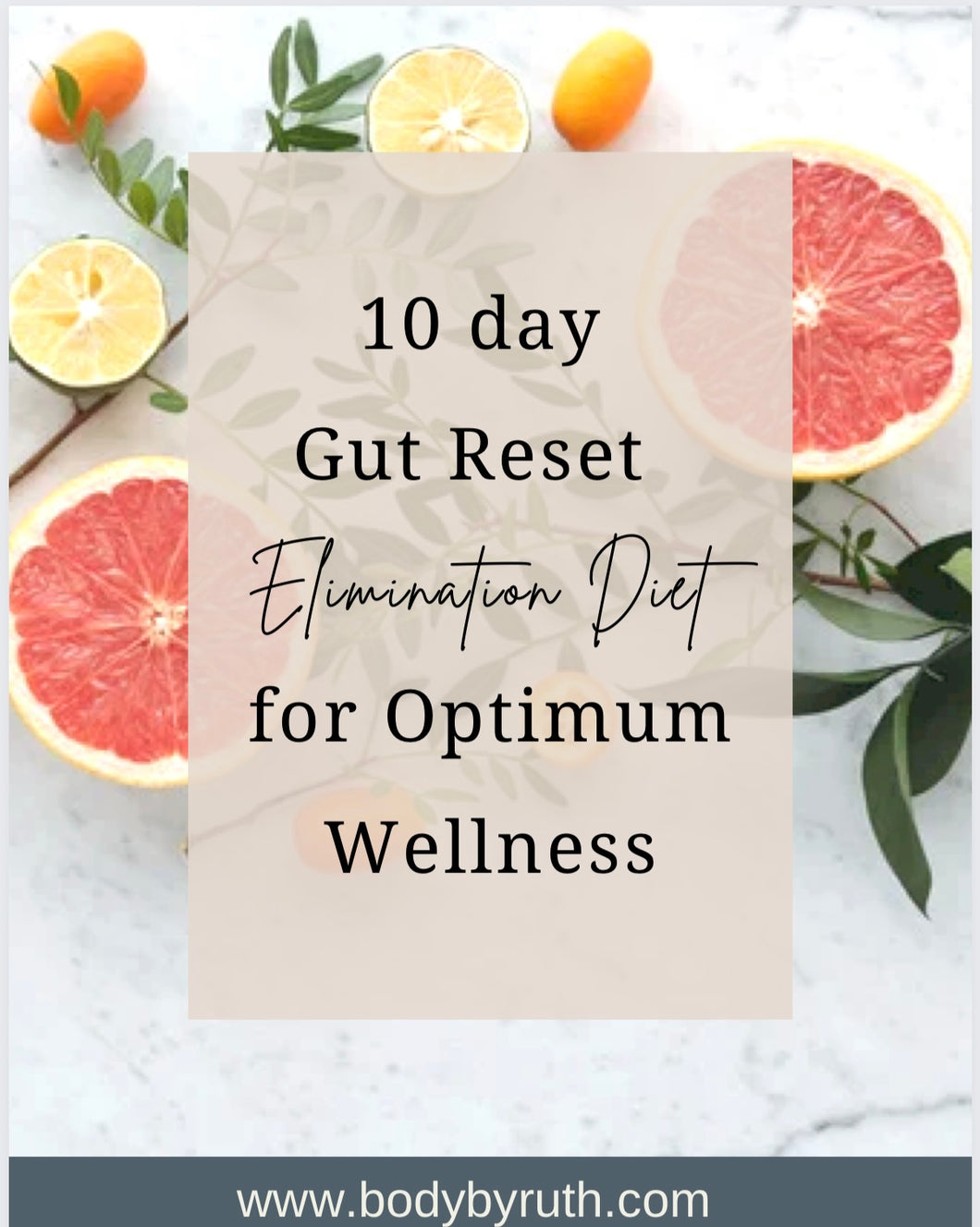 10 day Gut Reset  for Optimum Wellness