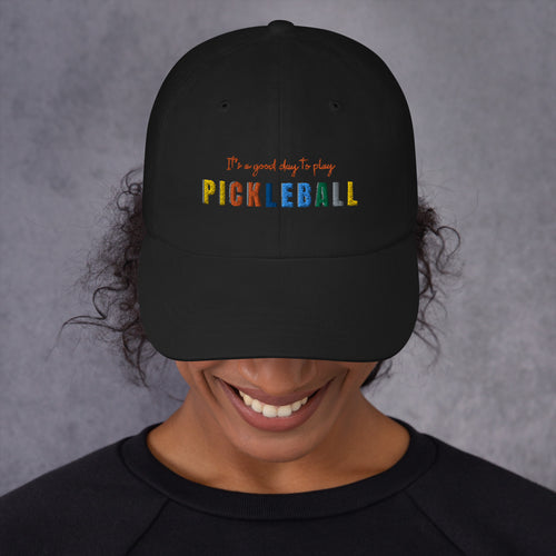 It's a Great Day to Play  Pickle ball Dad hat