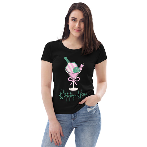 Happy Hour Women's fitted eco tee