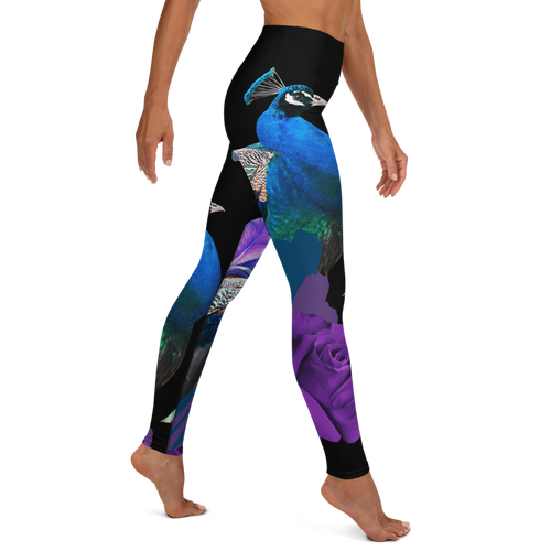 Yoga Leggings in Peacock