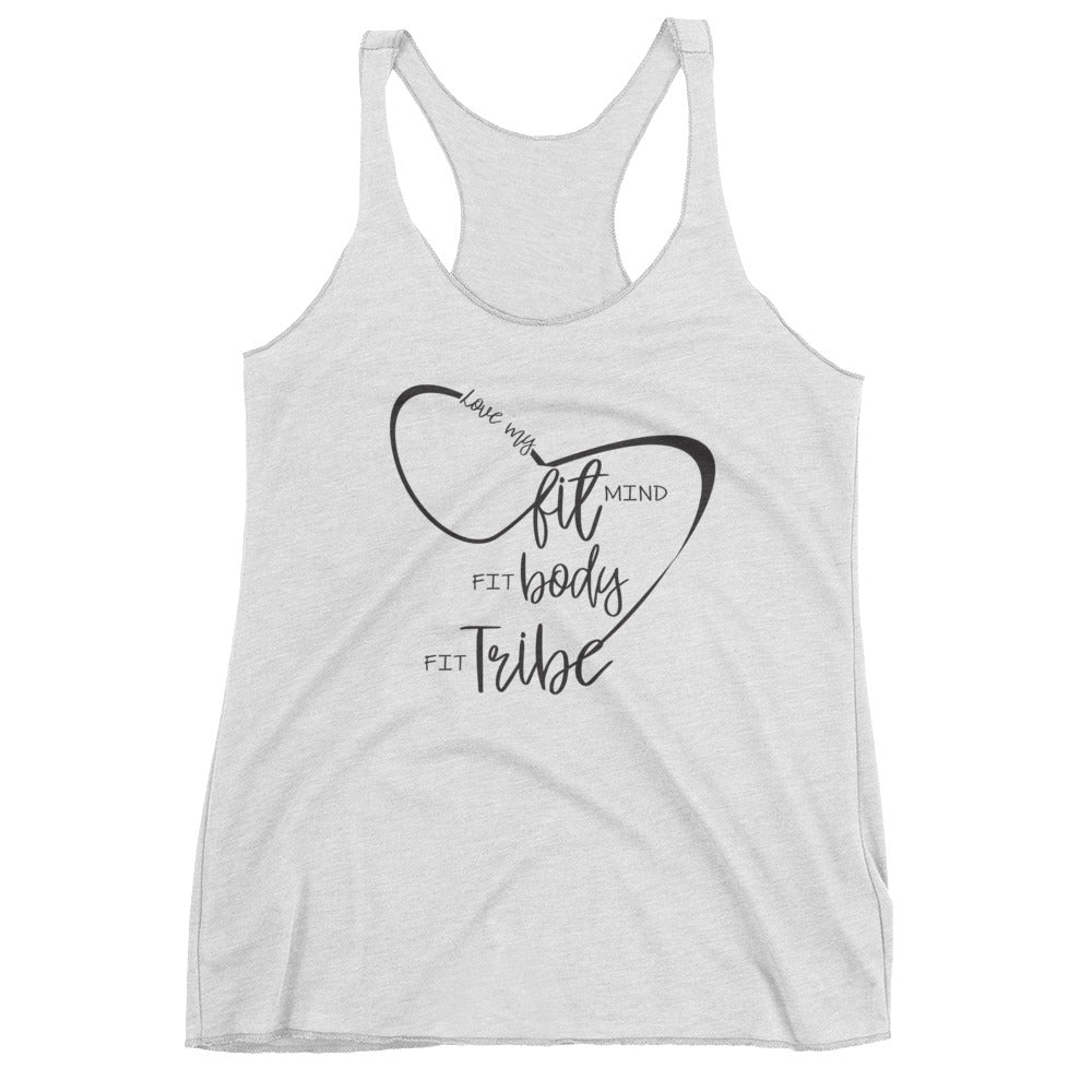 Are you proud of your fitness journey? Wear our Love my Fit Body Fit Mind Fit Tribe Tee to celebrate your hard work. 