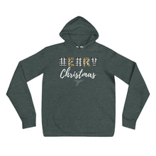 Merry Christmas Plaid and Leopard Unisex hoodie