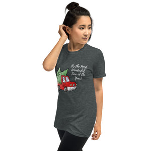 It's the Most Wonderful Time of the Year with Truck Short-Sleeve Unisex T-Shirt