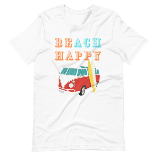 Beach Happy Short-Sleeve Unisex T-Shirt