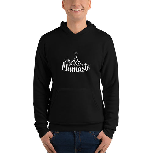 Feliz Namaste with Christmas Tree Unisex hoodie