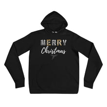 Merry Christmas Plaid and Leopard Unisex hoodie