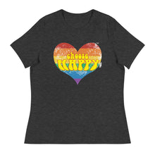 Choose Happy 70's Inspired Women's Relaxed T-Shirt